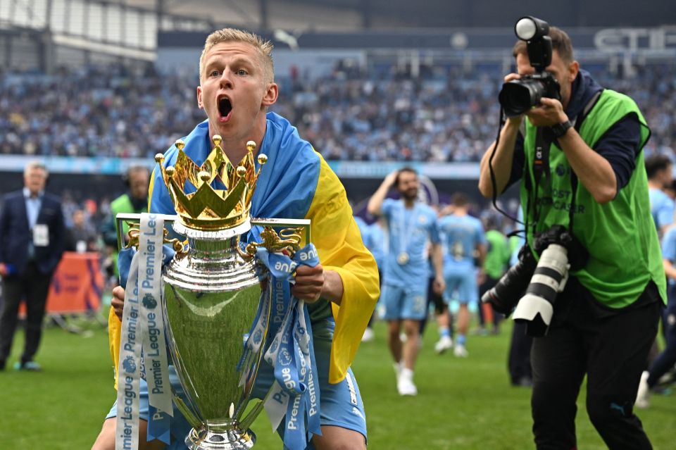 Manchester City went on to win the league