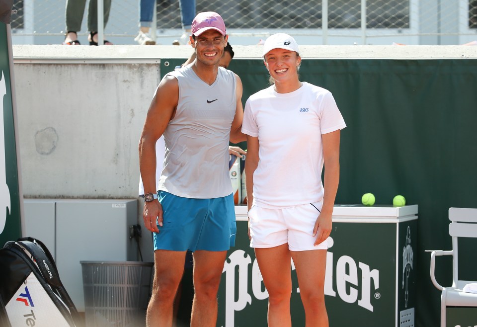 Switaek has been inspired by the King of Clay, Nadal