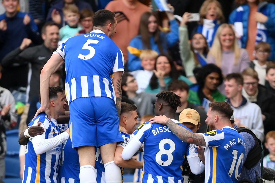 Brighton enjoyed a wonderful afternoon against United