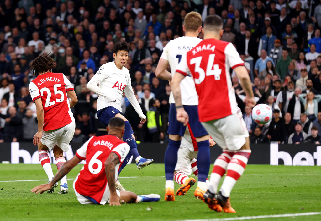 Son is now just one goal behind Mo Salah in the top scorer charts