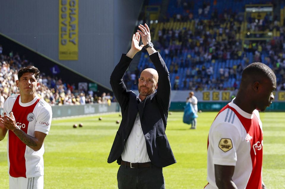 Ten Hag's reign as Ajax boss has come to an end after four-and-a-half years