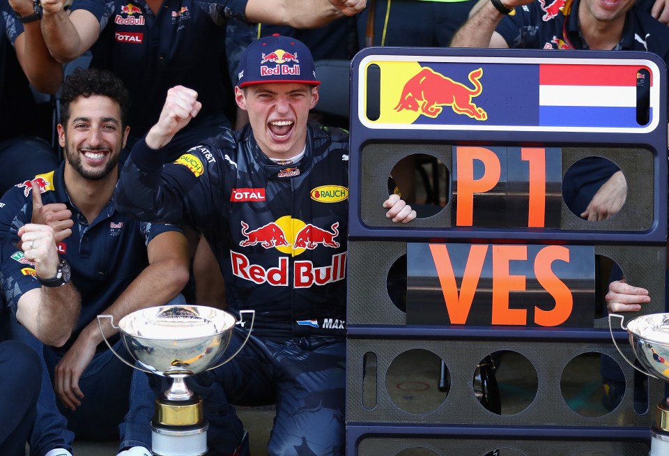 Verstappen won his first Grand Prix on his Red Bull debut during his second season in F1
