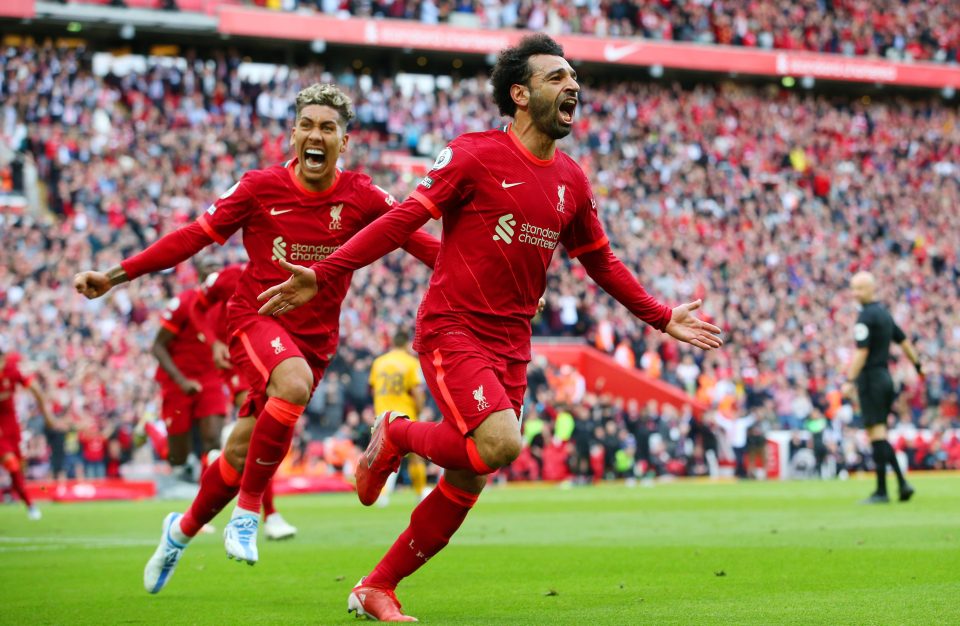 Salah's goal against Wolves meant the duo both ended on 23 goals