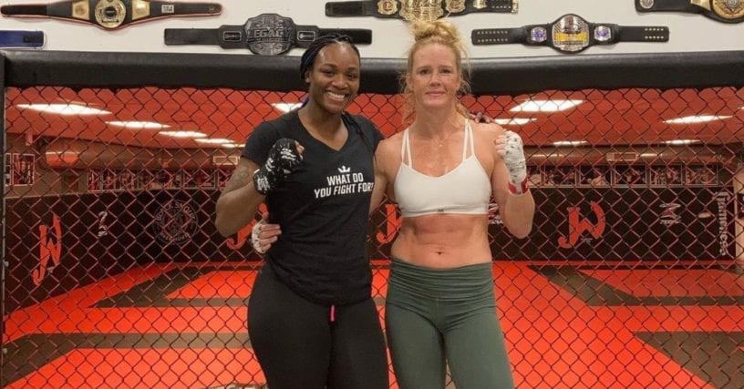 Holm was a three-weight boxing champion before taking up MMA