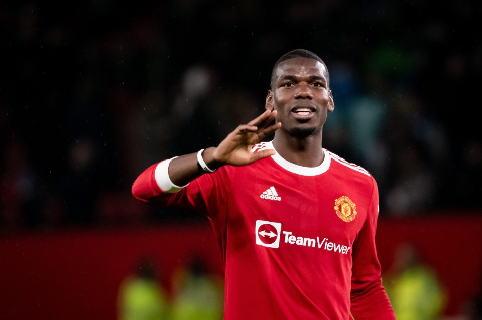 Pogba left United on a free transfer for the second time this summer
