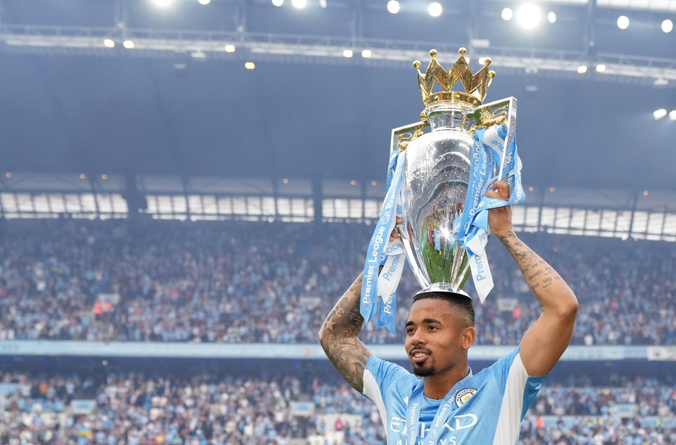 Jesus won plenty with Man City but made a surprise move to Arsenal last summer