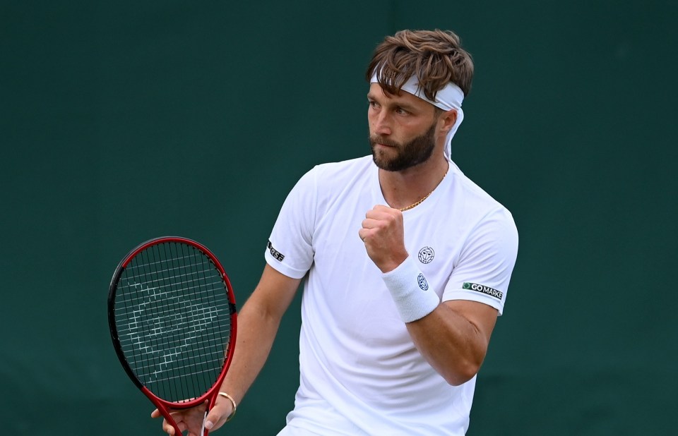 Broady has reached the fourth round of WImbledon