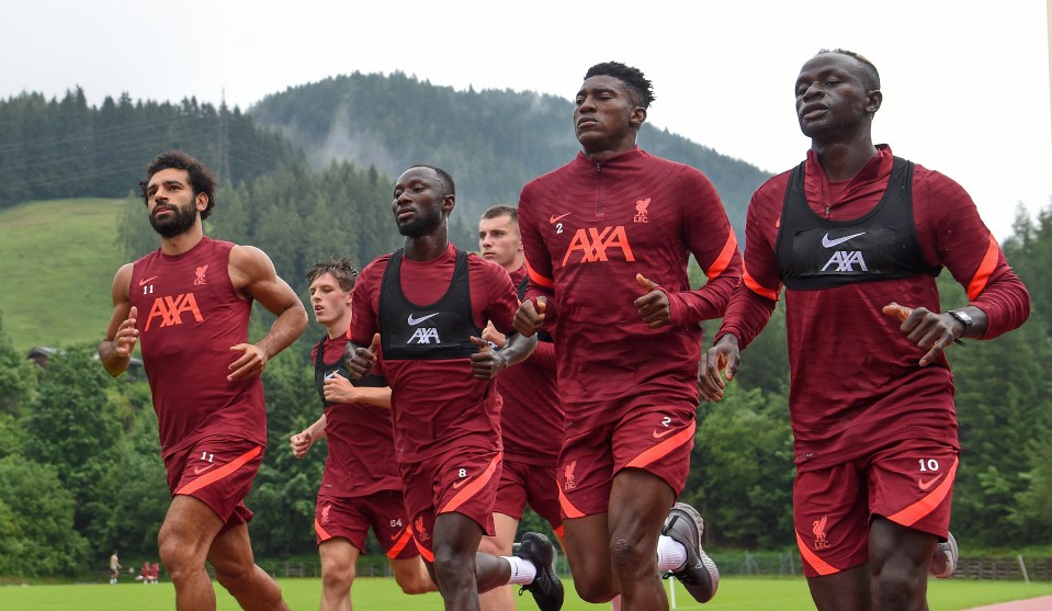 Awoniyi linked up with Liverpool for their pre-season camp in Austria