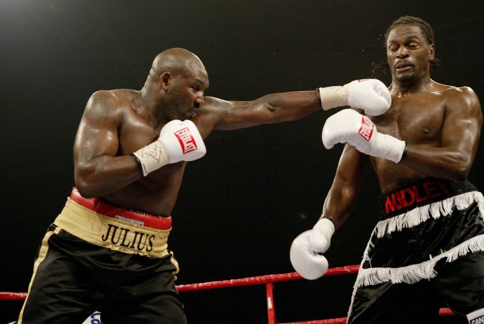 Francis also shared the ring with some of the best in Britain