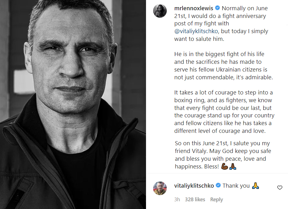 The Brit's Instagram post was classy