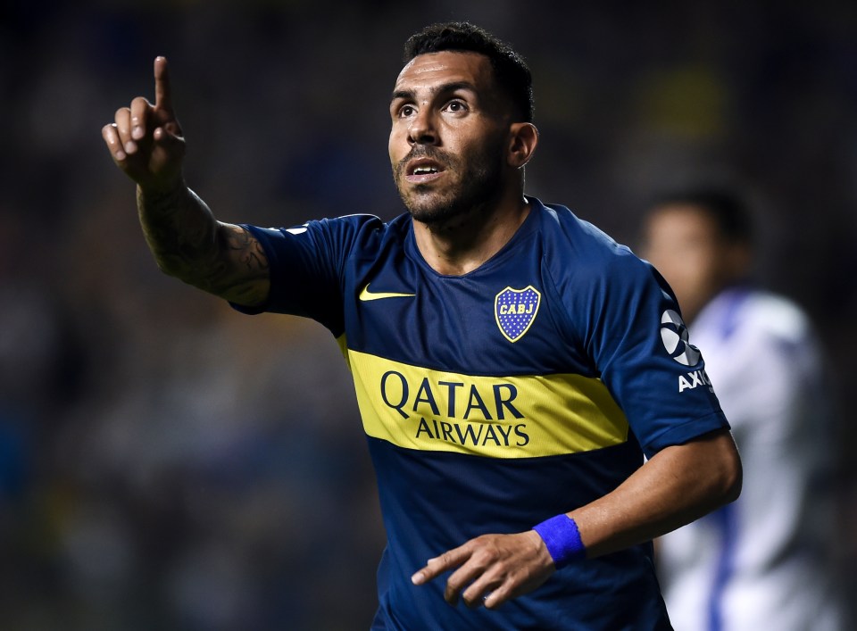 Tevez ended his playing career last year but is now on his way back into the game