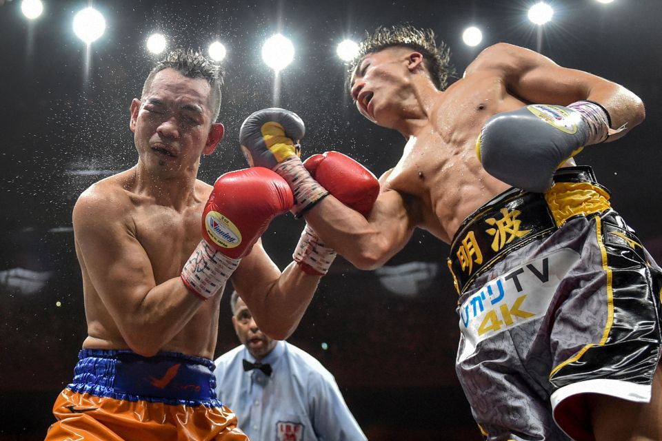 Donaire, left, will have been well aware of  his opponent's power having felt it in their first fight