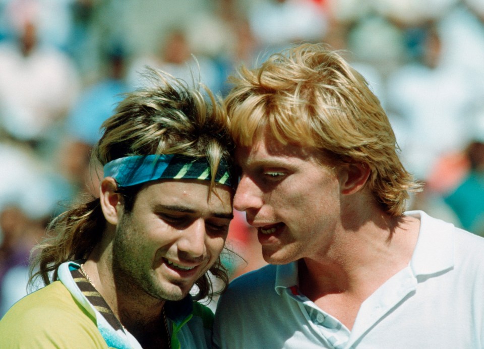 Agassi got the better of Becker for most of their career
