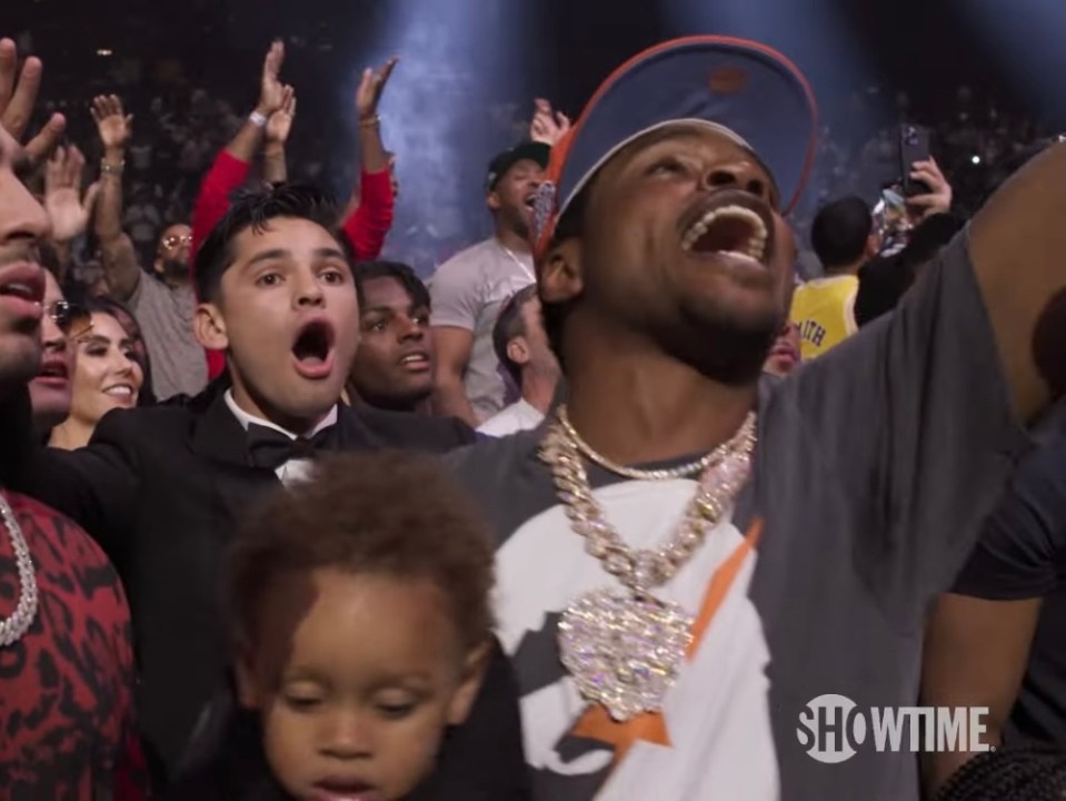 Spence celebrated Tank's KO...