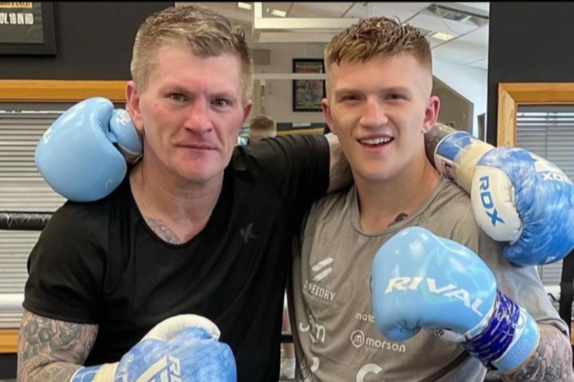 Hatton has since found pride in his son, Campbell, after he successfully turned professional