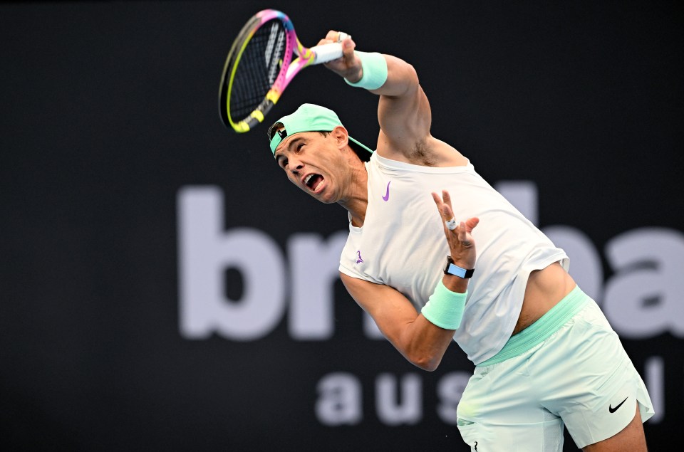 Nadal is back on the court having not played competitively since January