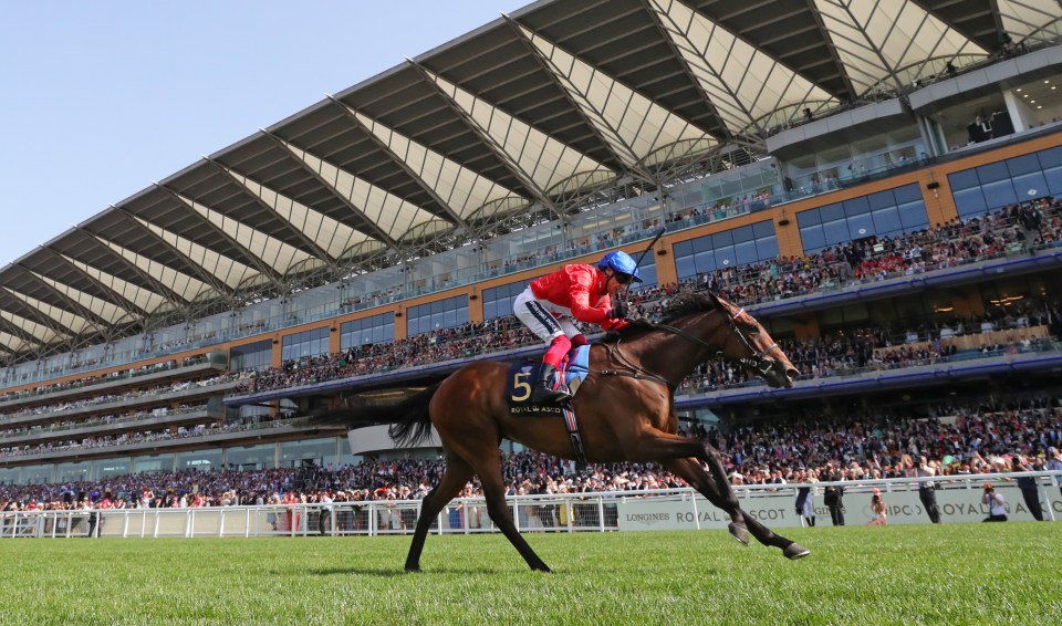 Inspiral ridden by Frankie Dettori wins The Coronation Stakes on day four of Royal Ascot 2022 at Ascot Racecourse on June 17, 2022