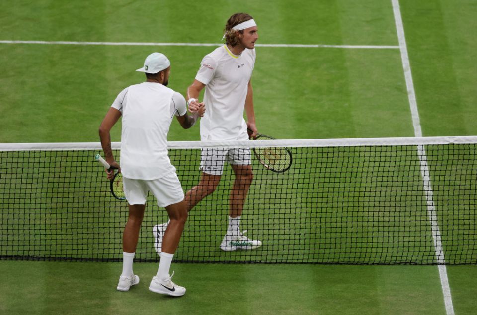 And the handshake between the two was brief at the end