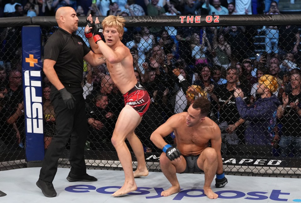 Pimblett defeated Leavitt at UFC London in July 2022