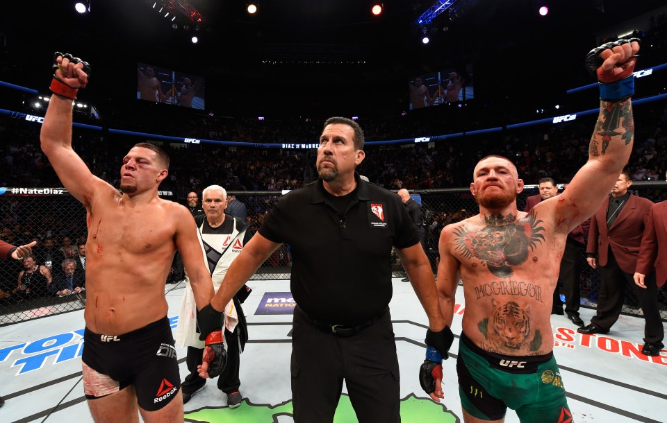 McGregor and Diaz are 1-1 after two fights
