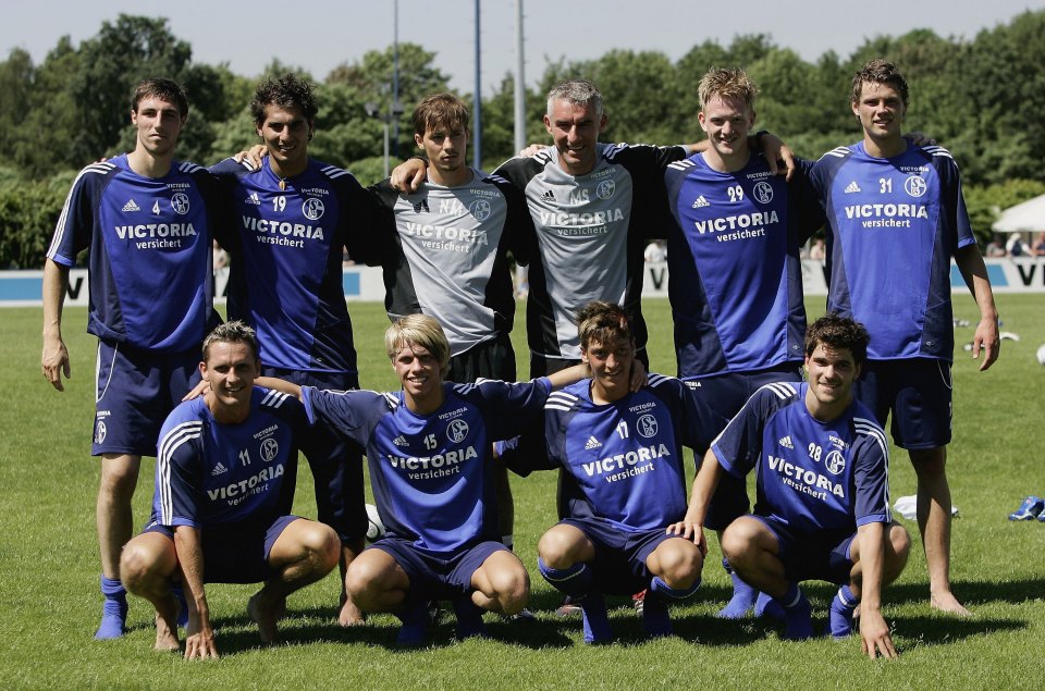 Popp trained alongside the likes of Manuel Neuer, Mesut Ozil and Markus Heppke at Schalke