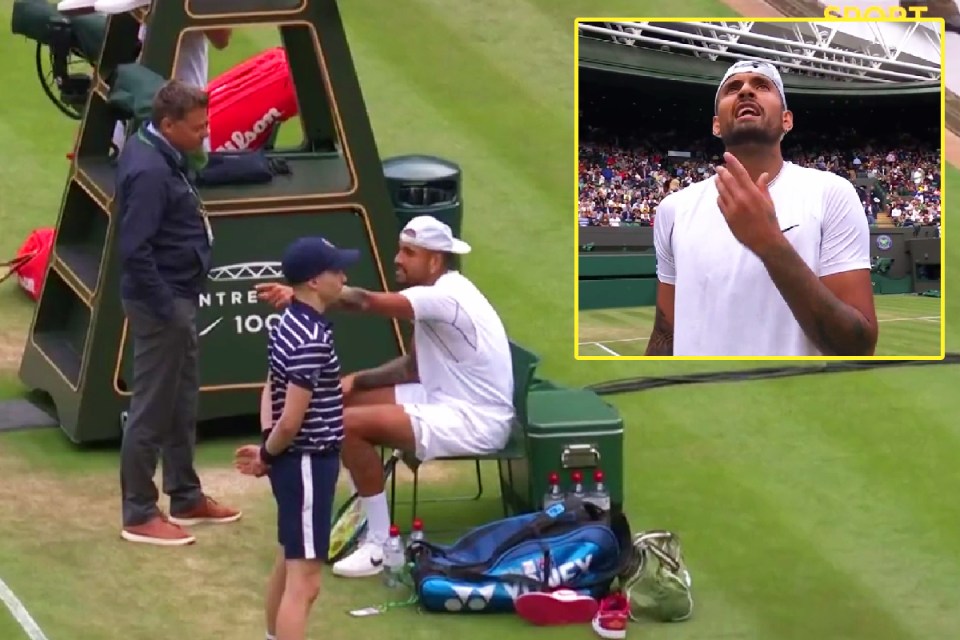 Kyrgios was livid and refused to back down