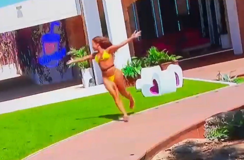 Danica channelled her inner Joe Hart after she found out Adam would be entering the villa