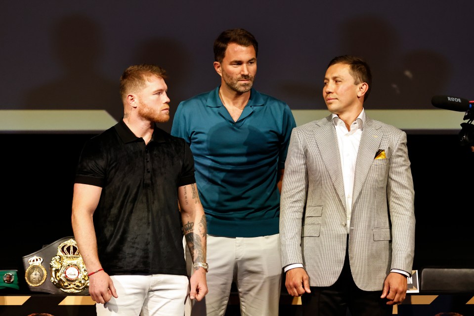 There is no love lost between Canelo, left, and Golovkin (GGG) and the two will meet for a third time to settle their rivalry