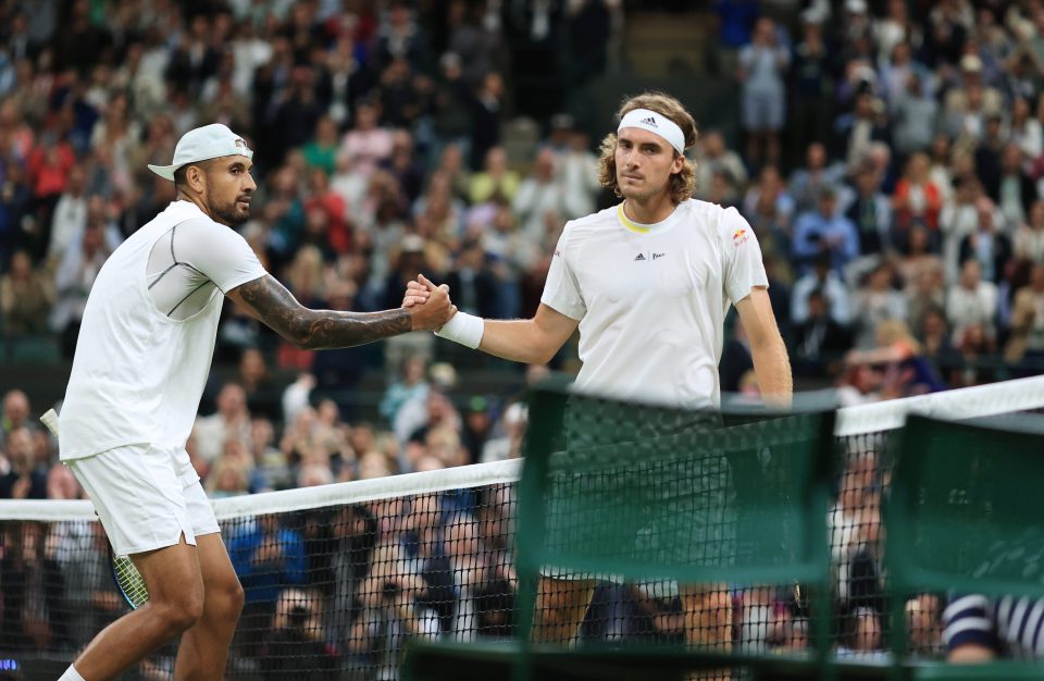 Both Kyrgios and Tsitsipas' antics on Court One have proved costly