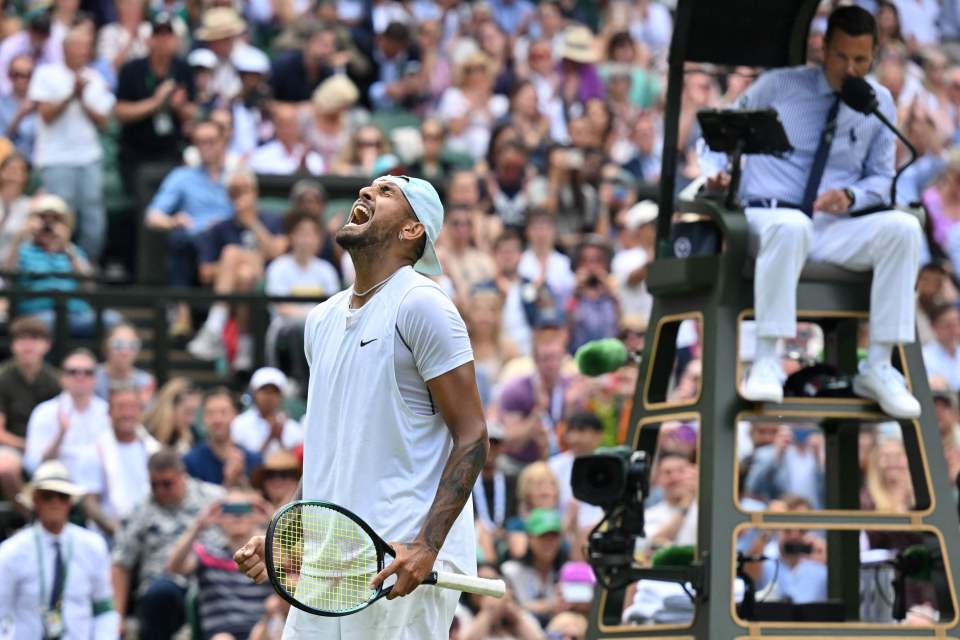 But Kyrgios fought back to equal his best ever performance at a Grand Slam