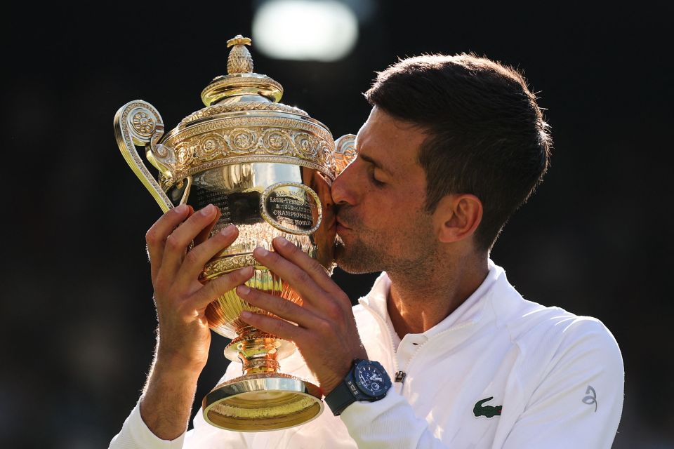 Djokovic's run as men's singles champion was ended by Alcaraz