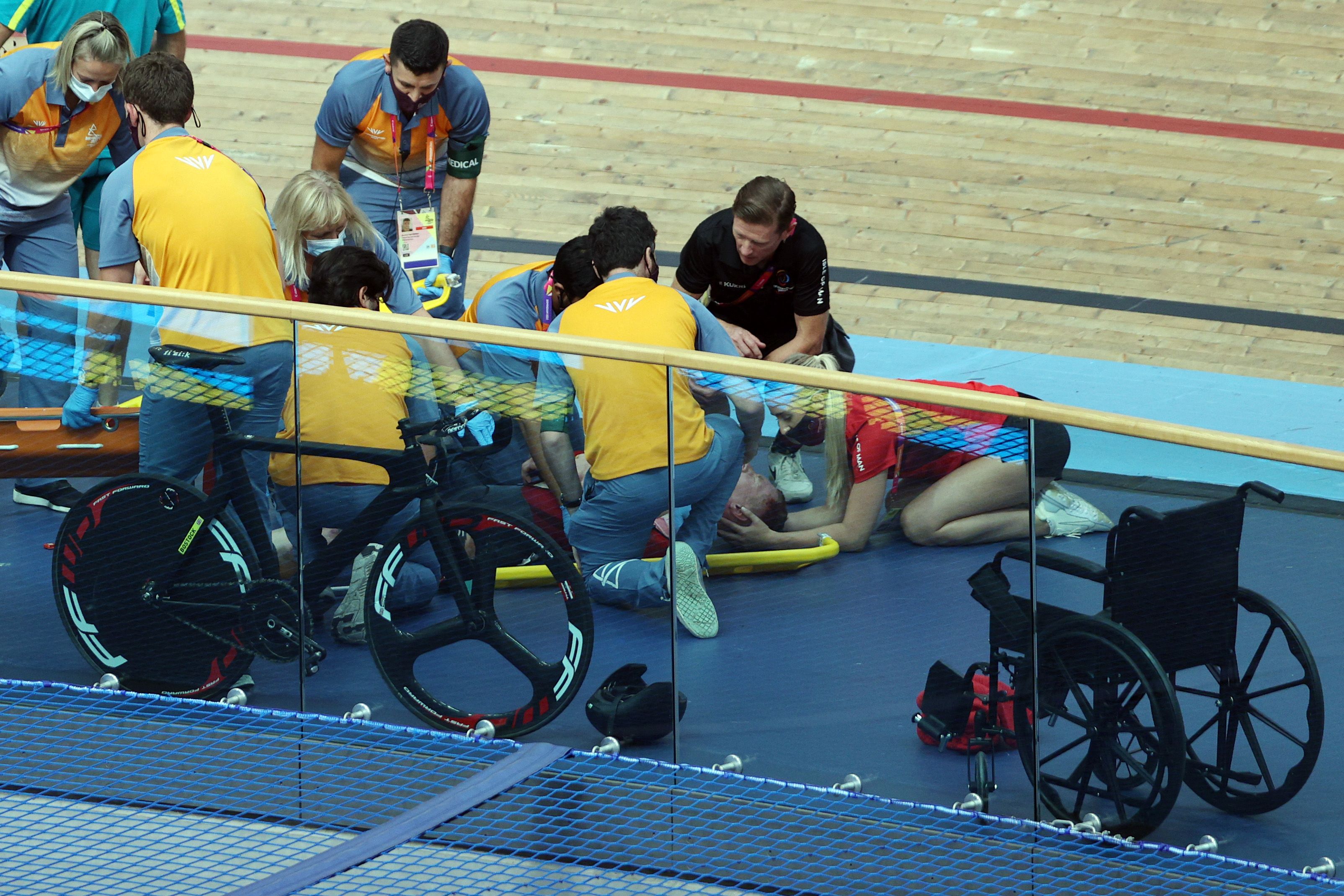Medics also tended to Matthew Bostock