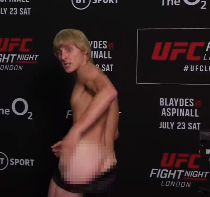The Baddy sent a message to the people fat shaming him after making weight ahead of his last fight