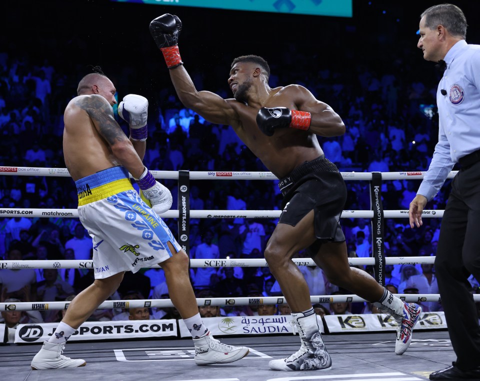 Joshua gave a good account of himself but was soundly beaten again by Usyk