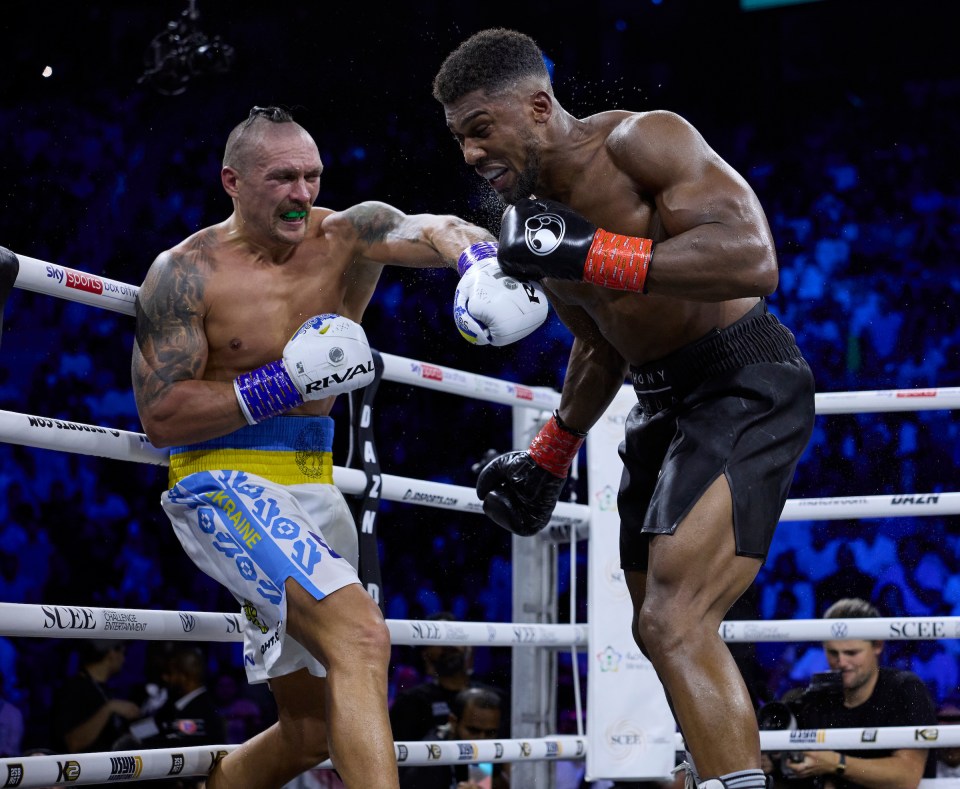 Joshua had Usyk hurt at one point, but ultimately it was the Ukrainian who emerged victorious