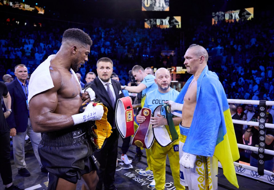 Joshua and Usyk fought twice and it hurt AJ that he could not get the better of his rival in the rematch
