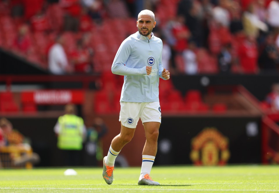 Maupay was left on the bench for Brighton's stunning opening Premier League win over Manchester United