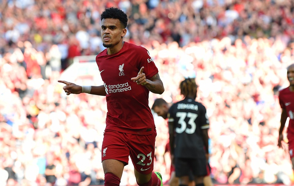 But Diaz has been in fine form for Liverpool in his stead - the Colombian has four goals this term