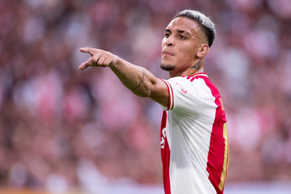 Antony made his name at Ajax but has since fallen out with them