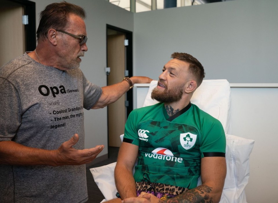 The UFC star then reached out to his actor friend Arnold Schwarzenegger
