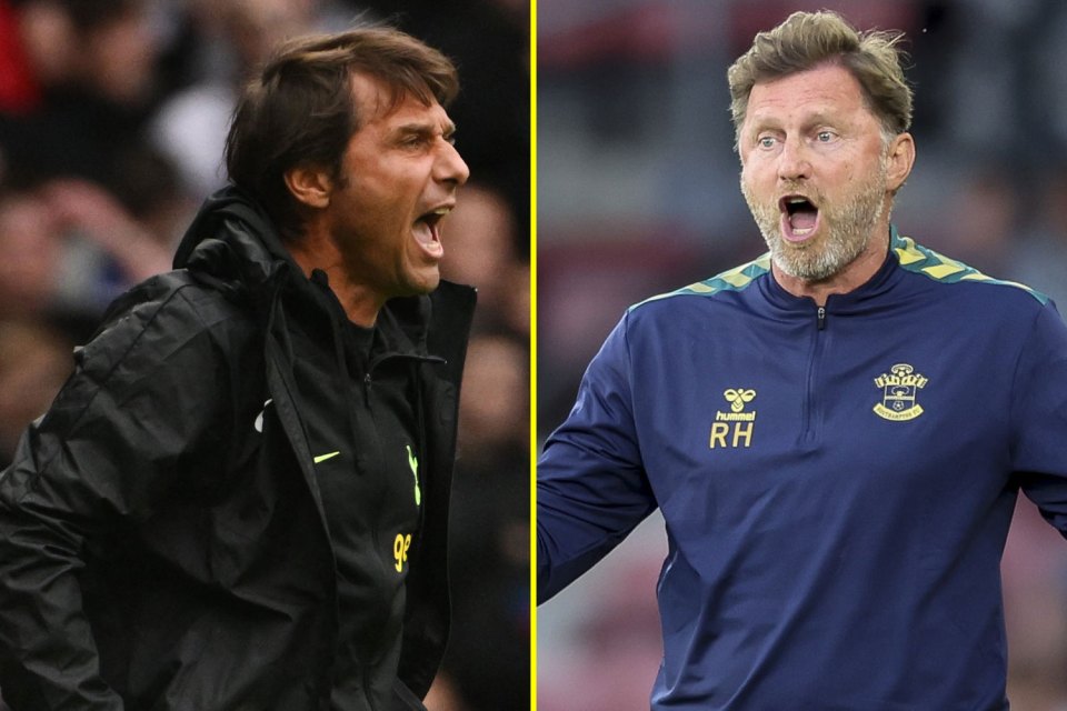 Conte's new-look Tottenham side host Southampton on matchday one
