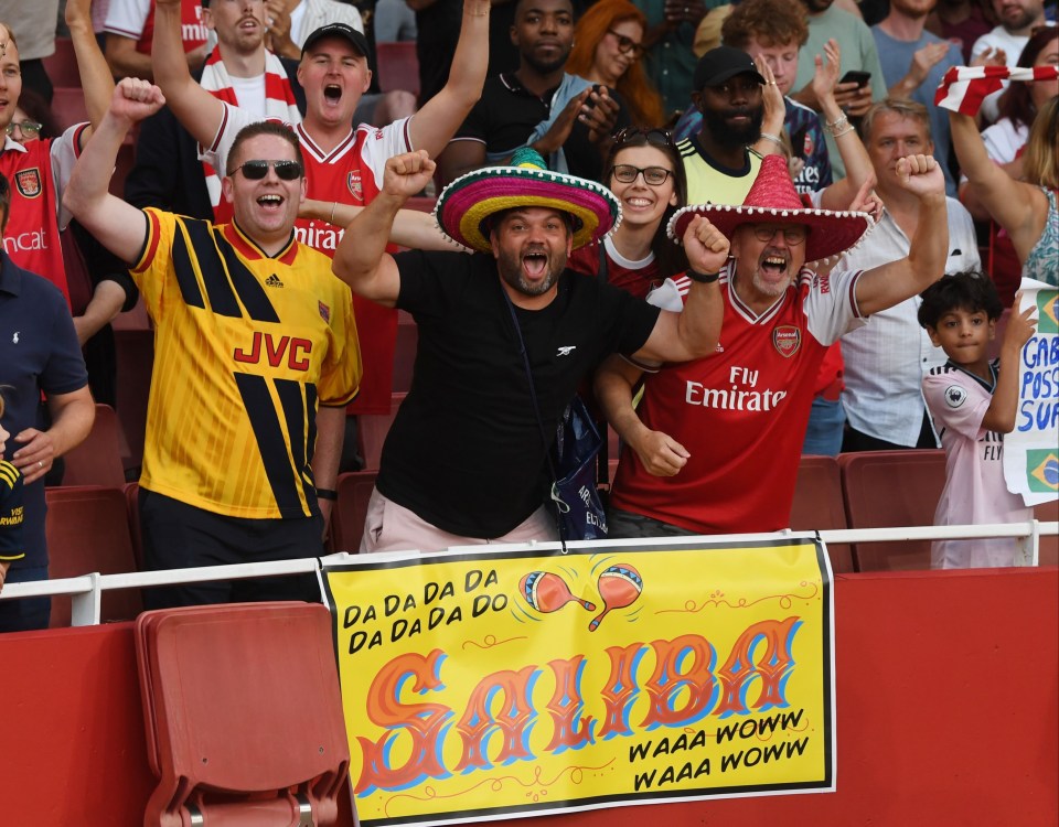 Arsenal fans are enjoying watching their club again after a string of disappointing seasons
