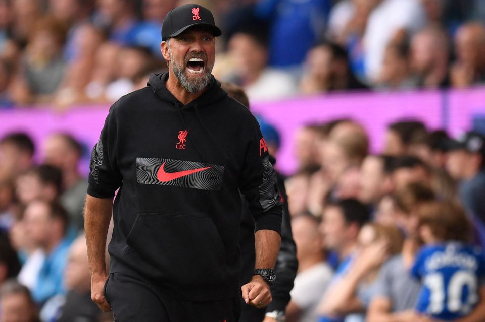 Klopp was fuming at points during the draw with Everton