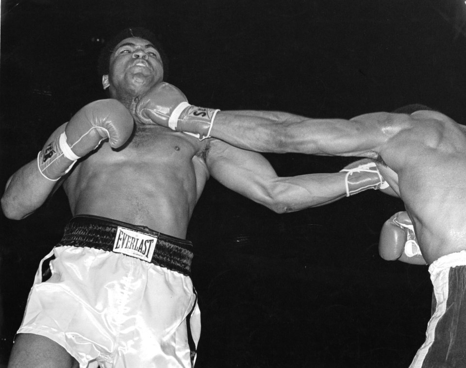 Ali had his jaw broken by Norton in the San Diego arena his grandson is fighting in nearly 40 years later