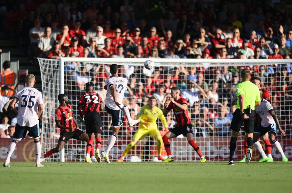 The technique on Saliba's opener was extraordinary for a defender