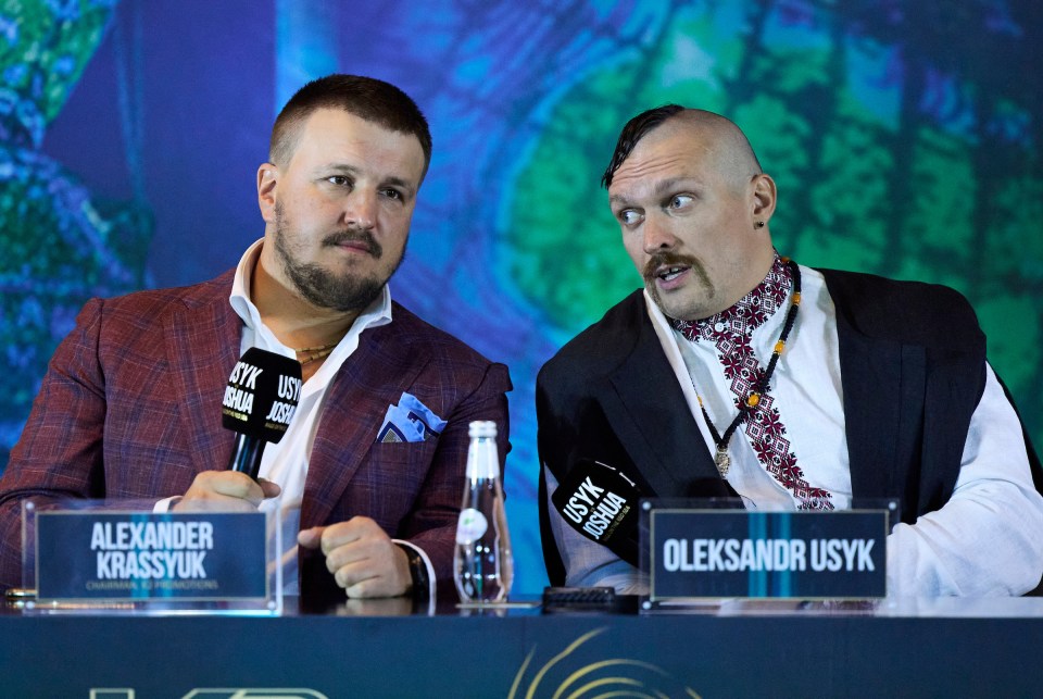 Krassyuk is Usyk's promoter