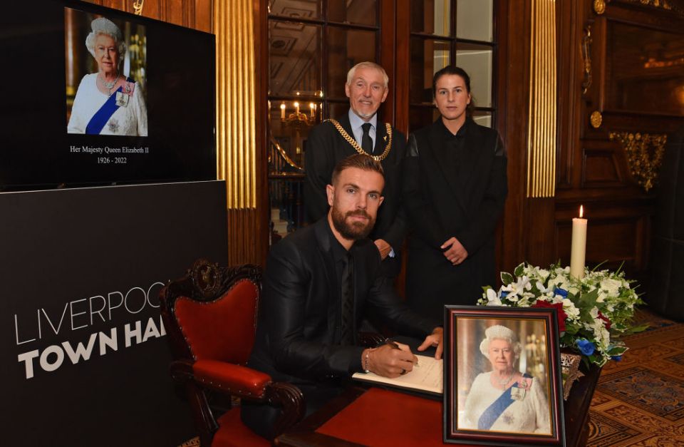 Henderson showed his respects on Monday when he signed a book of condolence at Liverpool Town Hall