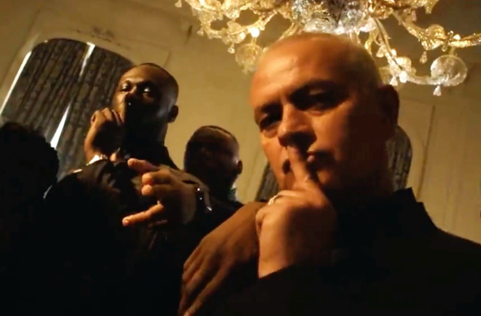 Mourinho made a surprise cameo in Stormzy's latest video
