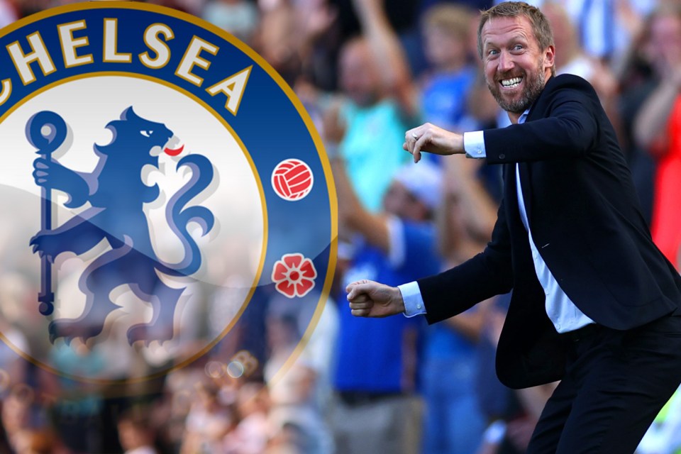 Potter was given a five-year deal to be Chelsea boss