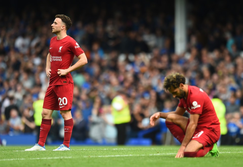 Liverpool stars were frustrated at the end of their drawn with rivals Everton